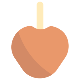 Caramelized apple icon