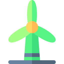 Wind energy icon