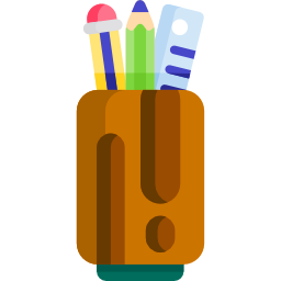 Pencil case icon