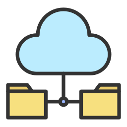 armazenamento na núvem Ícone