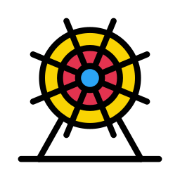 Ferris wheel icon