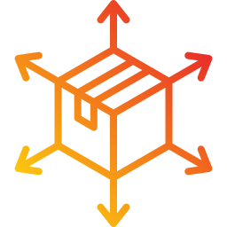 centro di distribuzione icona