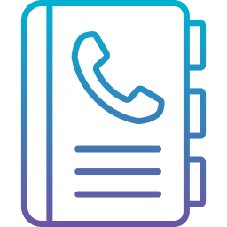 Phone book icon