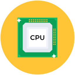 Computer chip icon