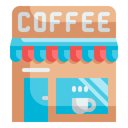 Coffee shop icon