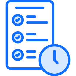 Time planning icon