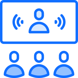 Online conference icon