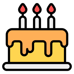 Birthday cake icon