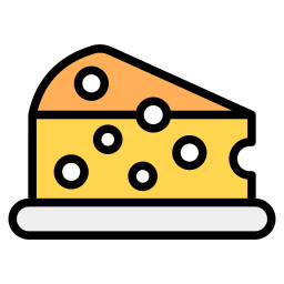 Cheese slice icon