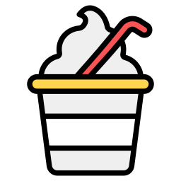 Ice cream cup icon