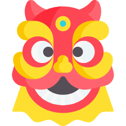 Lion dance icon