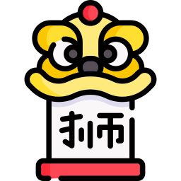 Lion dance icon