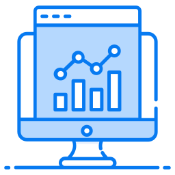 graphique en ligne Icône