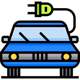 Electric car icon