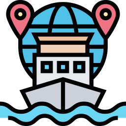 Cargo ship icon