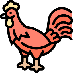 Gallic rooster icon