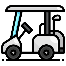 Golf cart icon