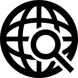 internationales suchsymbol icon