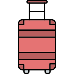 Travel bag icon