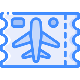 Plane ticket icon