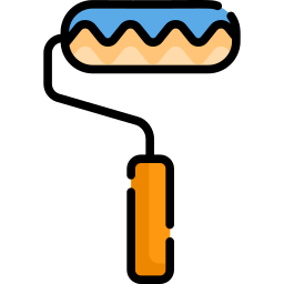 rouleau de peinture Icône