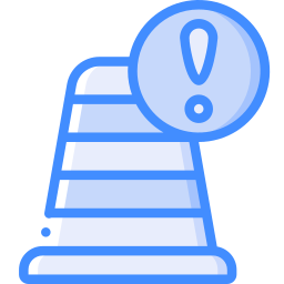 Traffic cone icon