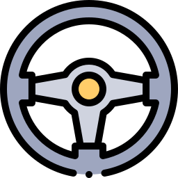 Steering wheel icon