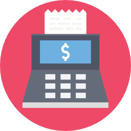 Cash register icon