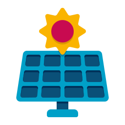 Solar panel icon