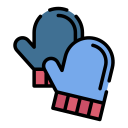 Winter gloves icon