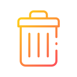 Trash can icon