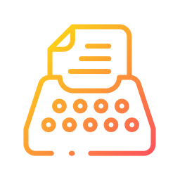 Typewriter icon