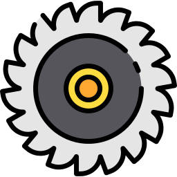 Saw blade icon