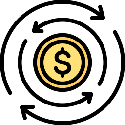 Cash flow icon