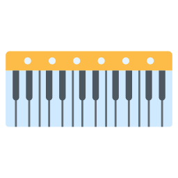 Piano keyboard icon