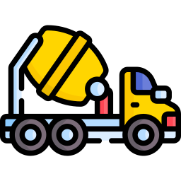 Concrete truck icon