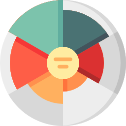 cirkeldiagram icoon