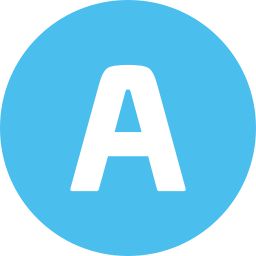 Letter a icon