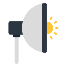 Studio lighting icon