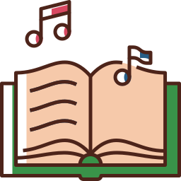 livro de musica Ícone