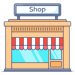 Shopping store icon