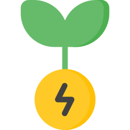 Green energy icon