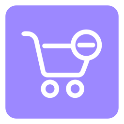 Remove from cart icon