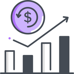 Прибыль на инвестиции иконка