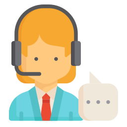 Call center agent icon