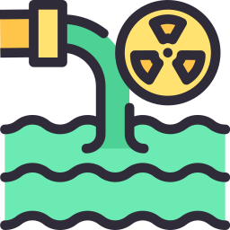 Water pollution icon