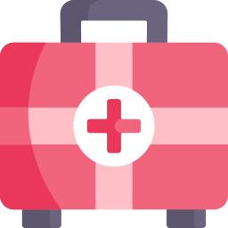 Medical kit icon