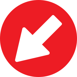 Down left arrow icon