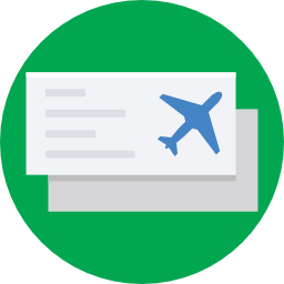 Plane tickets icon