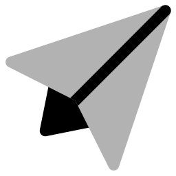 Paper plane icon